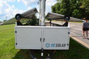 2016 SCT 20 Hybrid Light Tower Mobile Solar Generator - Mobile Solar Generator From DC Solar Consists of: Generator 2 SMA Converters Midnight Classic controller 2 x 48v Batteries & 2 LED Light Towers & Fuel Tank 10 Solar Panels VIN:4HXSC1726EC171550 Trail