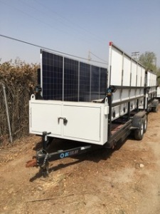 2014 SCT 20 Mobile Solar Generator - Mobile Solar Generator From DC Solar Consists of: 2 SMA Converters Midnight Classic controller 2 x 48v Batteries 10 Solar Panels VIN:4HXSC1723FC174133 Location: Sacramento Location ��_ 9371 Jackson Rd. Sacramento, CA P