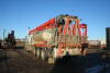 2013 INTERNATIONAL PAYSTAR TANDEM TRIAXLE FLUSHBY WITH MAXXFORCE 15 ENGINE, 9,800 HOURS, 198,881 KILOMETERS, EATON 18 SPEED TRANSMISSION, WET KIT HUTCHINSON TC 406 11M3 ALUMINUM TANK, GARDNER DENVER 3X5 PUMP, CHAINCAS, DANA SPICER TRANSFER BOX, KWIK F - 3