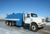 1991 IHC Model 4900sa tandem axle, 466 IH engine, 5 speed allison trans., 231,035 kms, S/N 1HTSDNHR7MH351172, spring ride suspension, deck, tool boxes, pindle hitch, proheat, Maxilift crane c/w remote, Engine was rebuilt in the last 20000 kms, 11r22.5 t