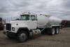 1998 Mack Model R688S s/n 1M2P270C7VM032404, 400 Mack engine, 10 speed eaton trans., 88,572 kms, C/w Mack E7-400 engine, 10 speed trans, 11r24.5 tires alum front steel rear , 80% tread left, 21762 hours, spring ride, single exhaust, hydraulic driven 4&1/2