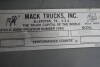 1998 Mack Model R688S s/n 1M2P270C7VM032404, 400 Mack engine, 10 speed eaton trans., 88,572 kms, C/w Mack E7-400 engine, 10 speed trans, 11r24.5 tires alum front steel rear , 80% tread left, 21762 hours, spring ride, single exhaust, hydraulic driven 4&1/2 - 7