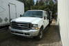 2002 Ford F350 super duty crew cab 4x4 service truck, 5.4 liter gas engine, auto trans. s/n 1FTSW31L32EB80629, 2002 Ford 350 crew cab 4_4, 5.4 l gas engine, auto trans., bench seats front and back, LT245/75r16 tires like new, 12 ft deck, tool boxes, fuel 