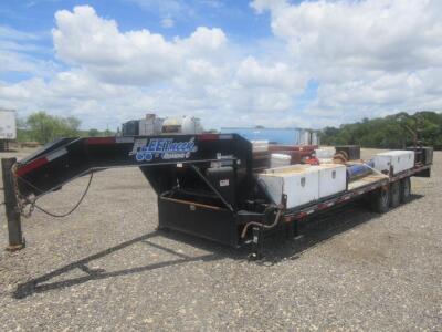 2017 FleetNeck Model 26TRA/REM Fifth Wheel Gooseneck Trailer ; VIN: 46UFU2639H1190793; approx. 26'ft long x 8'ft wide, GAWR/PNBE 10886 kgb (24000), wi