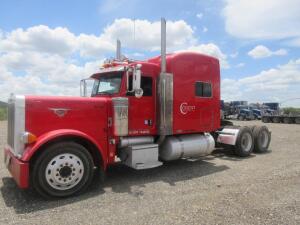 2007 Peterbilt Model 379 Tandem Axle Tractor ; VIN: 1XP-5DB9X-1-7D694141; 177,950 miles indicated, 9185.7 hrs, New Batteries, with Sleeper Cab, 48,000