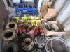 Assorted Clamps, gaskets, o-rings, hyd. Fittings ; Lubricant, Metal hose, Barton Chart Recorders, Val-Tex, oil gas parts, light bulbs, etc. - 3