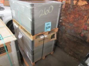 LOT QTY 50 PANELS, SOLARWORLD SW260 MONO SILVER FRAME SOLAR PANELS 260 WATTS 60 CELL (NEW) 2 PALLETS