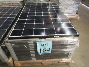 LOT QTY 49 ASST'D LG SOLAR PANELS, (13) 370 WATTS, (28) 360 WATTS, (8) 335 WATTS ( 4 PALLETS)