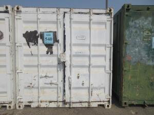 20FT SHIPPING CONTAINER WITH CONTENTS CABINETS AND TUBING