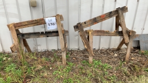 (4) SAW HORSE STANDS