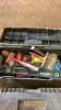 LOT OF (2) STANLEY TOOL BOXES W/ ASST TOOLS, MALLETS, SCREWDRIVER, CUTTERS - 3