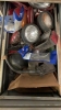 LOT OF ASST SNOW PLOW PARTS, SPRINGS, LIGHTS - 5