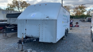 1991 PACE AMERICAN ENCLOSED TRAILER DOUBLE AXLE APPROX. 15FT