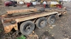 1972 FRUEHAUF 10 TON TRI AXLE TRAILER ( RUST ON TRAILER) ( NO TITLE, BILL OF SALE ONLY) - 5