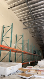 Lot 11 sec. 16 ft Height Pallet Racking, 44 Beams, and 44 Mesh Decking (Location: 879 F Street, suite 110, West Sacramento, CA 95605)