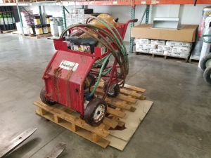 2017 OMG Roofing Products Pace Cart insulation adhesive dispensing cart on pallet (located at 574 NW Mercantile Place, Suite 104, Port St. Lucie, FL 3