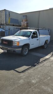 2012 GMC SIERRA 1500 PICKUP TRUCK (FLAT TIRE) W/RACK , MILES-173,201 , VIN#1GTN1TEX8CZ297836 (#634)(LOCATED AT 2210 S DUPONT DR. ANAHEIM CA 92806)