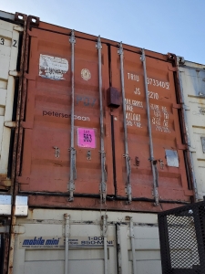 SHIPPING STORAGE CONTAINER(LOCATED AT 2210 S DUPONT DR. ANAHEIM CA 92806)
 20FT 8X20X8.6