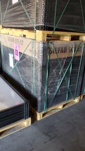 LOT QTY 26 PANELS, SILFAB SOLAR SIL-320NL, SOLAR PANELS 320 WATTS 60 CELL (NEW)
(LOCATED AT 4530 N WALNUT RD. NORTH LAS VEGAS NV 89081)