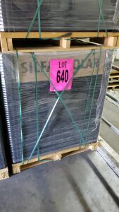 LOT QTY 26 PANELS, SILFAB SOLAR SIL-320NL, SOLAR PANELS 320 WATTS 60 CELL (NEW)
(LOCATED AT 4530 N WALNUT RD. NORTH LAS VEGAS NV 89081)