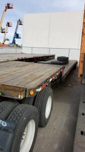 48FT DROP DECK TRAILER (NEED TO INTALL 2SETS OF TIRES) VIN#1A9BR1B304M362263 (#1078) (LOCATED AT 4530 N WALNUT RD. NORTH LAS VEGAS NV 89081)