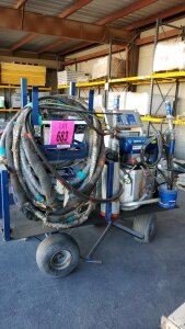 GRACO REACTOR E-20 GLUE MACHINE AND SPRAYER
(LOCATED AT 4530 N WALNUT RD. NORTH LAS VEGAS NV 89081)