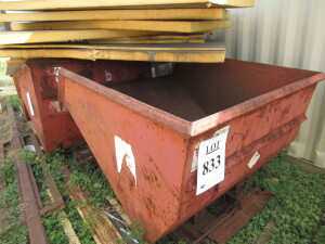 (2) 6,500 POUND CAPACITY HOPPERS (Location: 14713 Jersey Shore Dr., Houston, TX 77047)