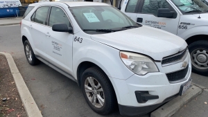 2013 Chevy Equinox, 197714 Miles, 4 Door, power locks (Unit 643), Vin: 2GNALBEK8D6239298, (new battery, car cranks but won't start), BROKEN KEY, (Location: 879 F Street, suite 110, West Sacramento, CA 95605)