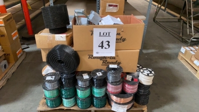 Lot Asst'd Electrical Rolls, Outlets, and Electrical Boxes (Location: 879 F Street, suite 110, West Sacramento, CA 95605)