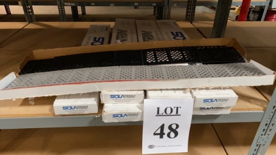Lot (8) boxes of solatrim, Approx. 800 ft (Location: 879 F Street, suite 110, West Sacramento, CA 95605)