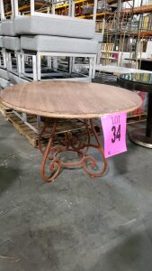 48 INCH ROUND TABLE METAL BASE 