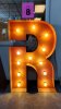 48X32 INCH METAL LETTER R MARQUEE LIGHT