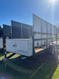 2012 SCT 20 Mobile solar generator, VIN 4HXSC1629DC165208, Unit consists of, 10 Panes, 2 Inverters, 2 batteries, Please allow 6 - 8 weeks for Title delivery