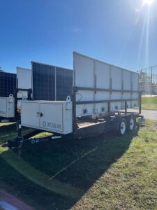 2012 SCT 20 Mobile solar generator, VIN 4HXSC1622DC165308, Unit consists of, 10 Panes, 2 Inverters, 2 batteries, Please allow 6 - 8 weeks for Title delivery