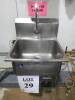 (2) SANI-LAV STAINLESS STEEL SINKS