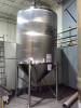 FELDMEIER STAINLESS STEEL VERTICAL STORAGE TANK, 316L, 2,500 GALLON, SINGLE SHELL, CONE BOTTOM, 84" ID, EMPTY WEIGHT APPROX 2,000 LBS, COMPANY ID: TK-232 (2017)