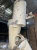 STAINLESS STEEL VERTICAL STORAGE TANK WITH CLEVELAND EASTON MIXER MODEL RG3 - 3