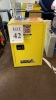 JUSTRITE 12 GAL FLAMABLE LIQUID STORAGE CABINET WITH EAGLE 6 GAL OILY WASTE CAN