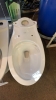 LOT OF (8) ASSTD TOTO TOILET BOWLS WITH ASSTD PARTS - 3