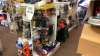 LOT OF ASSTD ITEMS: TIRE INFLATORS, POWER BIT SETS, SPRING CLAMPS, LID OPENERS, STORAGE HOOKS, SUCTION CUPS, SCREWS, HOSE CLAMPS, ALLIGATOR CLIP, DETAIL BRUSHES, MAGNETIC HOOKS, PIPE PLUMBING REPAIR, SCREWDRIVER SETS, SCREW EXTRACTOR SET, UTILITY BLADES, - 3