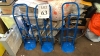 LOT OF (3) WESCO GAS CYLINDER CARTS