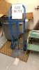 LOT OF (3) ASSTD LADDERS, (1) HAND-TRUCK, IMPULSE SEALER, AND POPCORN SHIPPING DISPENSER WITH WOOD DESK AND BOOK CASE - 4