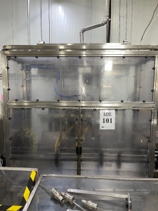 BULK BID LINE 1- Also offered Individually as lots 96 through 108 consisting of: Lee blender, (2) SS tanks, Ampco pump,metal detector, PacificFiller, Pack-West 200 Sorter/FeederANDTorquer, & #24 cap elevator, Pac-West inspection rejection, Pillar sealer, 