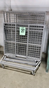 LOT OF 5, 5' STOCK PICKER CART