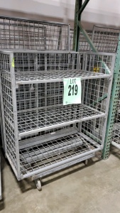 LOT OF 4, 4' STOCK PICKER CART