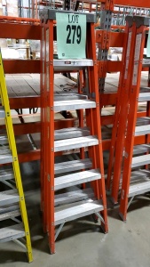 LOT OF 2, 6ft LADDERS