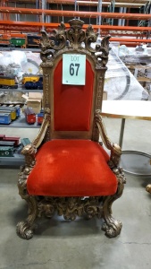 74'' SANTA CLAUS CHAIR