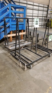 LOT OF 2 ASST'D A FRAME CARTS