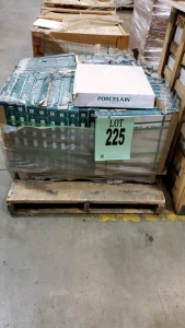 526.5 sf. PORCELAIN TW POLISHED TILE, 18x18, 1 PALLET, 39 CARTONS, (6 TILES EACH)