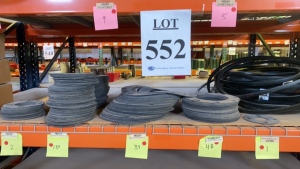 LOT ASST'D GASKETS/V BELTS, - C-255 V BELTS, C-255 GATES V-BELTS, 6 INCH 150# FF VITON GASKETS, 8 INCH 150# FF VITON GASKETS 1/8 INCH, 4 INCH 150# FF VITON GASKET 1/8 INCH, FLEXTAULIC GASKETS, FIBER GASKETS, - (LOCATION: - 3401 Garden City Hwy Midland, T